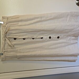 100% linen skirt